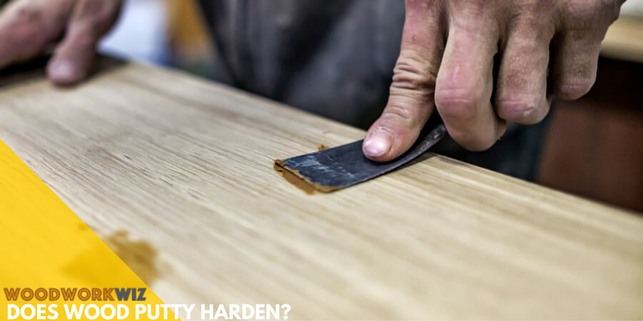 Repair the restore the cracked wood with wood putty.